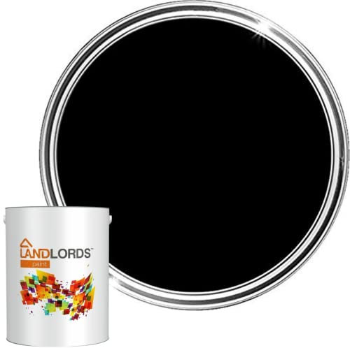 Landlords Fence and Garden Shed Paint | Furniture, Barn, Wood and Outdoor Paint | Quick-Drying Protection for Furniture | 2.5L Black