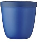 Mepal - Snackbox Ellipse - Lebensmittelbehälter zum Aufbewahren und Transportieren von Snacks - geeignet für Gefrierschrank, Mikrowelle & Spülmaschine - 500 ml - Vivid Blue