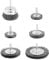QWORK® 6 Piece Wire Brush Wheel Cup , Carbon Steel Wire Brush For Drill , 1/4(6mm) Shank , For Paint Removal , Cleaning Rust And Abrasive
