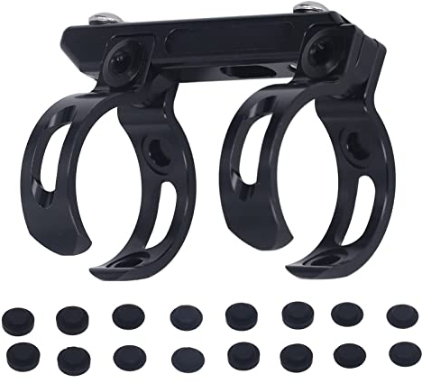 Fahrrad-Sattelstützen-Wasserkocher-Halterung, Aluminiumlegierung, Faltbarer Fahrrad-Wasserflaschenhalter-Adapter, Universelle Wasserflaschenhalter Für Birdy Für DAHon, Schwarz