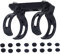 Fahrrad-Sattelstützen-Wasserkocher-Halterung, Aluminiumlegierung, Faltbarer Fahrrad-Wasserflaschenhalter-Adapter, Universelle Wasserflaschenhalter Für Birdy Für DAHon, Schwarz
