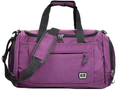 NOGRAX Schulrucksack Männer Fitness Training Sporttasche Große Kapazität Gadgets Yoga Sack Oxford Gym Taschen Für Reise Schwimmen Duffle Taschen Sportbag-Lila Oxford Stoff