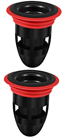 Housoutil 2 Pièces Noyau De Siphon De Sol Plancher De Filtre De Pomme De Salle De Bains Clapet Anti-Retour pour Siphon De Sol Plug Filtre à Eau Gel De Silice Lave-Vaisselle