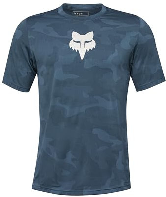 Fox MTB-Jersey Kurzarm Ranger TRU Dri Blau Gr. L
