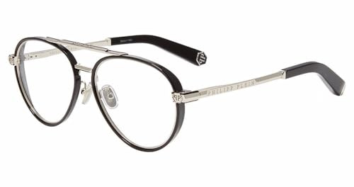 Philipp Plein Herren Vpp137m Brillenfassungen auf Rezept, Glänzend Transp.Pfirsich, 56/145/17
