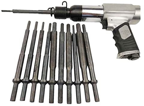 USKI Guía de válvula neumática de Aire, Herramienta de desmontaje, punzón, Pala de Impacto de Aire con Chip de émbolo de 5/5, 5, 6/6, 6, 7, 8, 9/9, 5, 10/10,