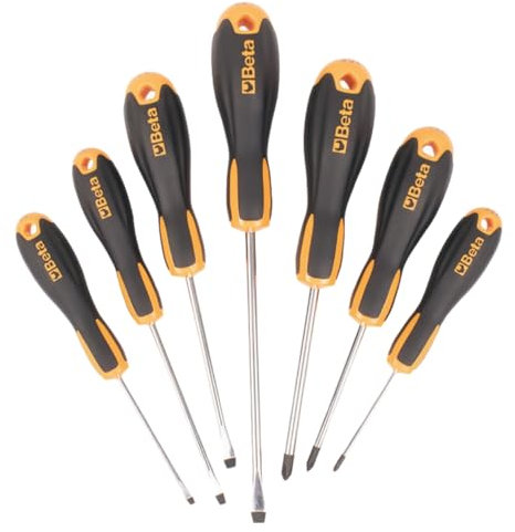 Beta 1203E/D7 - Set di 7 cacciaviti Evox con intaglio e Phillips®