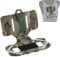 JOYASUS Tactical Phone Holder, Foldable Navigation Board Universal Molle Cell Phone Chest Mount Vest Plate Carrier Phone Case Attachments for Screen Size 4.7-6.7 (CP)