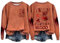 Halloween Hoodie Pullover lässig, mit Buchstaben, Halloween-Aufdruck, Rundhalsausschnitt, langärmeliges Oberteil Strickjacke Drucken Hoodie Langarmshirt Outdoor Top Hoodie Oliv (Orange, S)