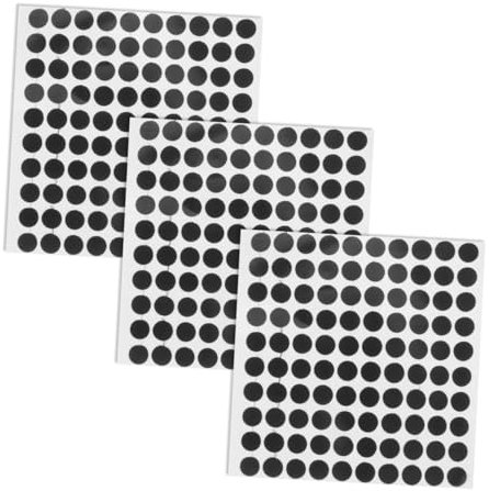TOGEVAL Billardtisch-zubehör Billard Schwarze Punkte Snooker-Punkte 3er-Pack Selbstklebend