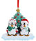 Pinguin-Weihnachtsschmuck für den Weihnachtsbaum,Pinguin-Weihnachtsbaumschmuck, Hängende Dekoration der Pinguinfamilie, und Küchendekoration, Winter-Weihnachtsschmuck aus Kunstharz für