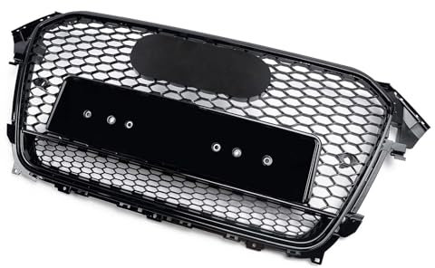 Artudatech Frontstoßstange Kühlergrill RS4 Style Front Bumper Grill Grille Fit for A4 S4 B8.5 2013-2016 w/Quattro
