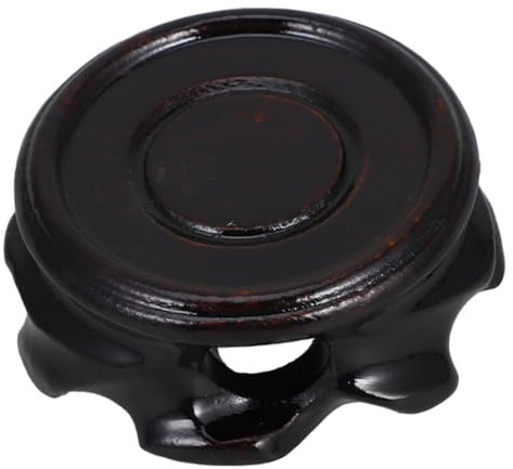 Cabilock Support Bois Pour Plante Succulente Et Théière Socle De Vase Asiatique Stable Décor Oriental Pour Maison Assemblage Facile Et Finition Protectrice Base Bois