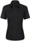 J.VER Black Womens Blouse Dress Shirts Stretch Fitted Formal Button Down Shirts Business Work Blouse Summer Casual Tops for Ladies M
