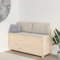 ShGaxin Sitzbank, Flur Möbel, Sitzbank Esszimmer, Bettbank, Flur Deko, Sitzhocker, Truhenbank, Truhenbank, Schlafzimmer Möbel, 110x41x76,5 cm Massivholz Kiefer