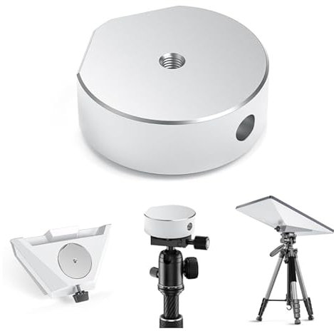 YYTECH 2025 Starlink Mini Stativ Adapter, Halterungsadapter aus Aluminiumlegierung für Starlink Mini 1/4 Zoll mit 1/4-20 Gewinde Rohradapter für Montage auf gängigen Stativen oder Andere Halterungen