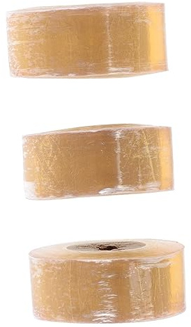 VANZACK 3rouleaux Ruban De Greffage pour Arbres Fruitiers Ruban Autocollant Extensible pour Plantes Film De Greffage pour Jardinage