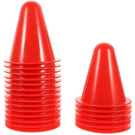 iplusmile 30stücke Kunststoff Trainingskegel Für Skating Agility-übungen Sport-Training Fitness-übungen Fußball-Training Indoor-hindernisparcours Baukegel Mehrzweck-trainingskegel