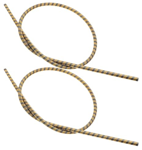 DOITOOL Ensemble 2 Pièces Arbre Flexible de Débroussailleuse 89 Cm, Câble de Transmission Souple pour Pièces de Rechange de Coupe-bordures, Accessoires Jardinage pour Tondeuse