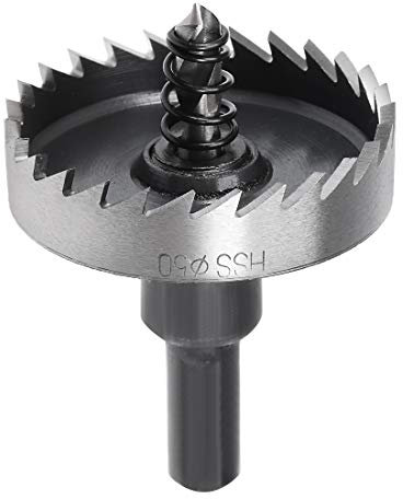 sourcingmap 50mm High Speed Steel HSS Drill Bit Hole Saw Cutter for Metal Alloy Wood
