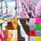 Colorful Home Decor Modestoff universal Stoff 500cm x 48cm Organza Dekostoff Transparent - Hauch Zart - für Hochzeit Party Dekoration_Colorful (Weiß)