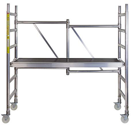 Gerüst Baugerüst Schnellbaugerüst Alugerüst Leiterngerüst Basic Fahrbar Rollgerüst Fahrgerüst Plattform 180x60