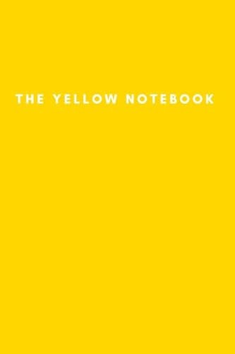 THE Yellow Notebook: Minimalist Yellow Notebook: 120 Pages Lined Notebook, Perfect for Notes and Journalling