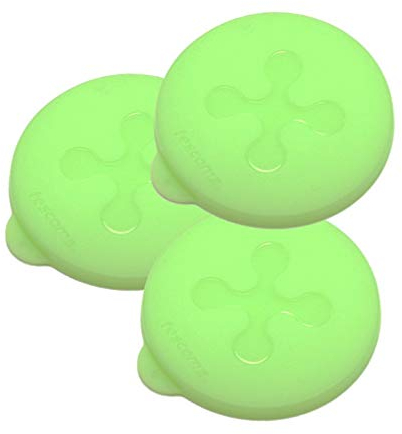 Joschi Silikon Becherdeckel 10 cm 3er Set (grün) 500gr. Joghurtbecherdeckel - Becherdeckel 500gr.- Buttermilchdeckel