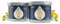 Glade Aromatherapy Essential Oils Duftkerze 2er Pack, Pure Happiness, Glade Duftkerze mit ätherischen Ölen, Orange + Neroli, (2x260g)