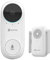 EZVIZ Kit DB2C, campanello video a batteria intelligente con rilevamento umano AI, rilevamento umano AI, rilevamento umano AI, audio a 2 vie, supporta scheda MicroSD