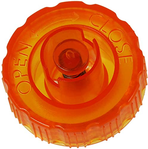SPARES2GO Water Bottle Lid for Dimplex Optimyst Electric Fire Heater Container Cap Orange