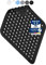 SilverRack Duschmatte rutschfest 53x53 cm (Schwarz RAUTEN) - Antirutschmatte Dusche BPA frei für Kinder - Badematte rutschfest, maschinenwaschbar u. schimmelresistent - Duscheinlage rutschfest