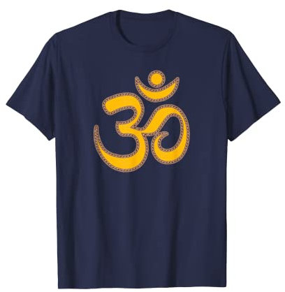Om Meditation Spirituell Altes Symbol Frieden Yoga Aum Omkara T-Shirt
