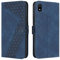 OKZone Coque pour Xiaomi Redmi 7A, Etui Protection Housse Premium en Cuir PU Portefeuille Étui Téléphone [Fermoir Magnétique] [Fentes pour Cartes] Flip Case pour Xiaomi Redmi 7A（Bleu