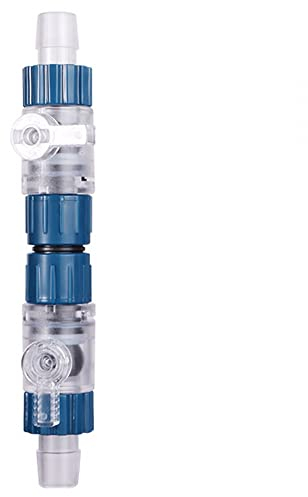 DONGKER Aquarium Schnellkupplung, Aquarium Schlauchventil, 12mm/16mm/12mm zu 16mm, Schlauchverbinder Anschluss Aquarium Wasser Durchfluss Regelventil für Aquarium