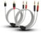 HOSONGIN RCA to Banana Plug Speaker Cable 3.3 Feet -2 Pack, Gold-Plated Dual-Shielding Hi-Fi Stereo Cable for Home Theater/Amplifier/Subwoofer/Speaker/Audio Receiver/Vinyl Record Player/SoundBar