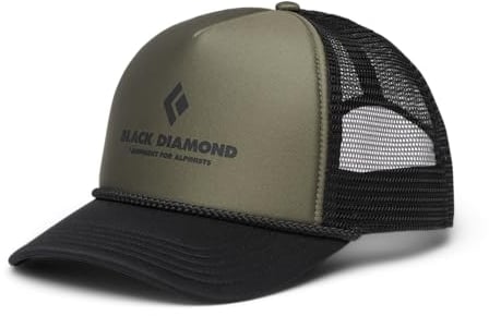 Black Diamond Flat Bill Trucker Hat, Tundra Black, Einheitsgröße