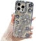 Compatible with iPhone 14 Pro Max Flower Case,Cute Glitter Bling 3D Diamond Flower with Luxury Rhinestone Floral Women Girls and Sparkly Shiny Slim Shockproof Case for iPhone 14 Pro Max -Sky Blue