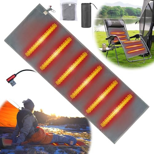Beheizte Camping-Schlafsack-Unterlage, USB-betriebene Heizung für Outdoor-Zelt