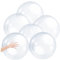 6 Stück aufblasbarer durchsichtiger Ball, 40,6 cm, PVC-Wasserball, heller Wasserballon, durchsichtiger Pool, Strandparty-Ball, aufblasbare Bälle, Pool-Luftballons, riesiger Blasenball, aufblasbare, du