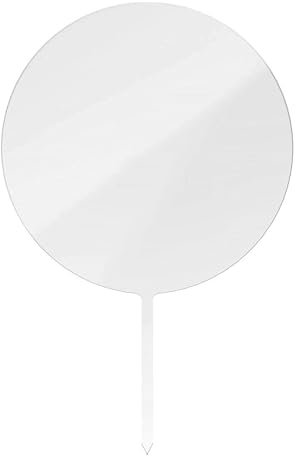 YENVWG Transparente Acryl-Kuchenaufsätze, Geburtstagskuchendekoration, Werkzeug für Hochzeit, Verlobung, Hochzeit, Hochzeit, Party, Abschlussfeier, 10 Stück