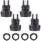 Conector de la manguera de riego por goteo Tubo de riego por goteo de 1/4 de pulgada a un adaptador de grifo de jardín de 3/4 pulgadas 4pcs