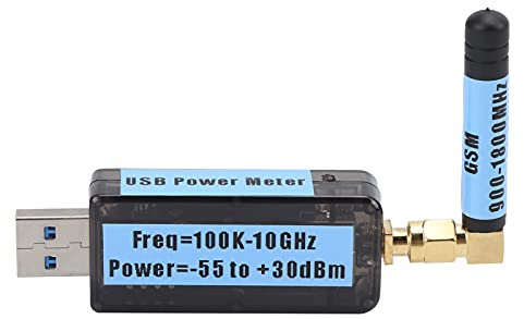 FLEXMAN USB RF Tester, Radio Frequency Power Meter with 4Pcs Antenna for Radio Frequency Instrument Calibration, Radio Frequency Equipment Test and Measurement