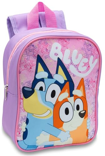 Bluey Kids Backpack Preschool Bag Toddlers Girls Mini Nursery Rucksack - Ages 1-3 years - Pink