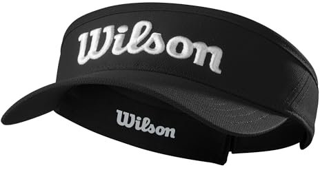 Wilson Unisex Visier, Schwarz, Einheitsgröße EU