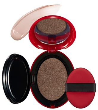 Air Cushion Foundation Make-up, SPF40 PA++ Super Fit Air Cushion Foundation Make-up, Unsichtbare Poren Aufhellende Creme, Volle Abdeckung, Langlebig, Wasserdicht (#25N, 18g)