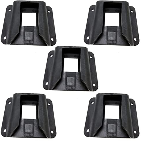 Reinscer 5X Fahrrad TräGer Block Adapter für Faltbare Fahrrad Tasche Rack Halter ABS Front Carrier Block