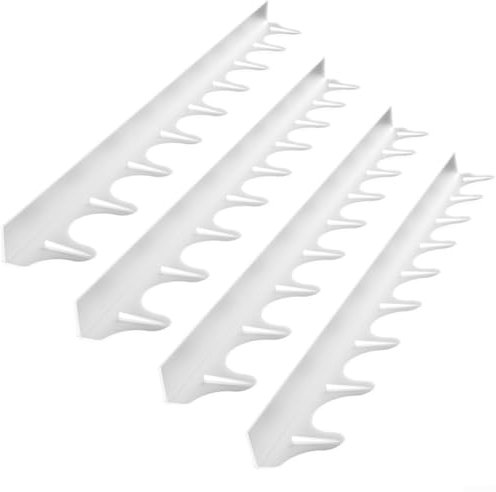 Lot de 4 cache-joints en silicone conçus pour un ajustement parfait dans votre cuisine (transparent)