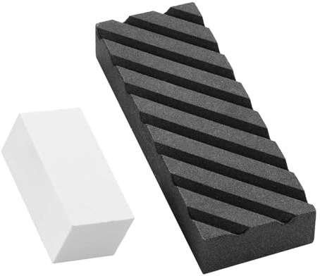 Abflachstein, Schleifsteine, Abflacher, verschleißfest, doppelte Körnung, grob für Ölsteine, Wassersteine