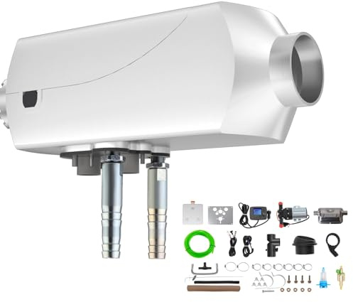 ZQTechnology 24 V, 8 kW, riscaldatore diesel ad aria, con riscaldamento ad aria e acqua in uno, adatto per auto, camper, barche e camion